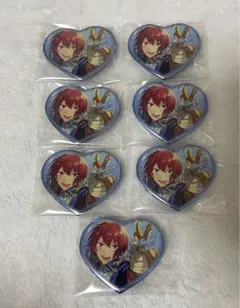 あんスタ 羽風薫 4周年 ハート型 ビッグ缶バッジ - メルカリ