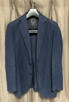 T-JACKET トネッロ DNAライン サマージャケット コットンメッシュ 青 T-JACKET トネッロ DNAライン サマージャケット コットンメッシュ 青