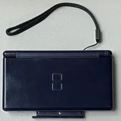 美品 ストラップ付き ニンテンドー DS lite エナメルネイビー