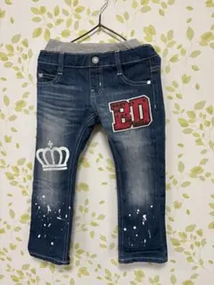 お値下げ BABY DOLL デニムパンツ クラウン刺繍