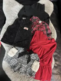 女の子　80〜90　秋冬物まとめ売り