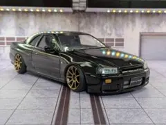 1/24アオシマ NISSAN SKYLINE ER34 URAS - メルカリ
