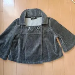 COMME CA ISM　90センチ　グレー ボタン付きジャケット