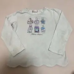 Mezzo Piano 香水ボトル刺繍 長袖カットソー ロンT 130