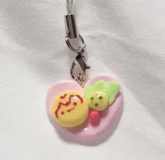 オムライス 萌え 平成女児 チャーム メイド キーホルダー 量産型 サブカル