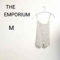 S910 THE EMPORIUM ドット柄キャミソール M レーヨン100%のサムネイル