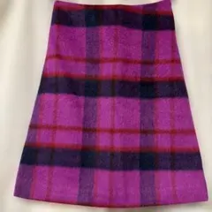 w closet ひざ丈スカート フェルト パープル ピンクFREE SIZEのサムネイル