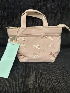 トッカキッズ斜め掛けバックりぼんピンク新品未使用