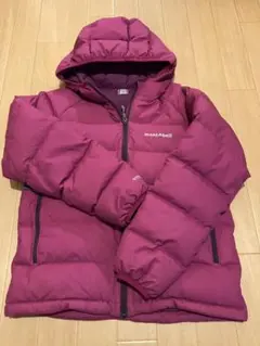 モンベル　ウインドストッパー ダウンパーカ Kid's150