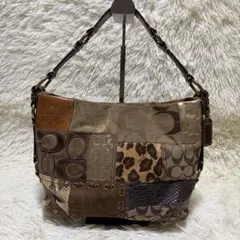 Vintage COACH Y2K Patchwork Animal Tote - メルカリ