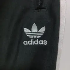 adidas 黒 トラック パンツ L