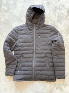Moose Knuckles フード付きダウンジャケット ダークグレー