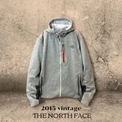 美品 ノースフェイス キャニオンランズ フーディ L 霜降りグレー フリース