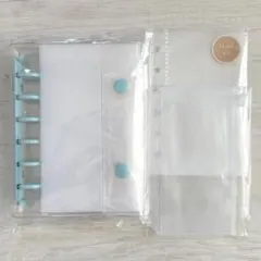 【りぃ様専用】シール帳★A7バインダー＆リフィル10枚（ジップケース付き♡）