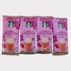 Starbucks サクラストロベリーラテ スティック 4本セットのサムネイル