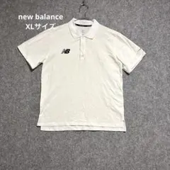 ♦︎美品☆ニューバランス　ポロシャツ　ゴルフ　サッカー　ビッグロゴ　速乾　XLのサムネイル