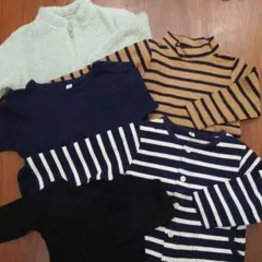 【ユニクロ】【無印良品】トップス８０cmセット 5点