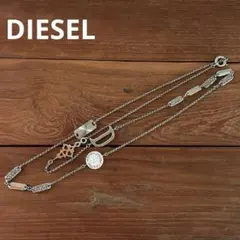 ☆DIESEL☆ディーゼル☆ネックレス☆BRAVE☆steel☆美品のサムネイル