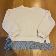 ZAR重ね着風 トレーナー 115cm