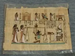 古代 エジプト 絵画 パピルス THE NILE PAPYRUS鑑定書付き - メルカリ