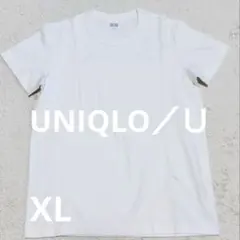 UNIQLO/Ｕレディースホワイト 半袖 TシャツXL 88［美品］