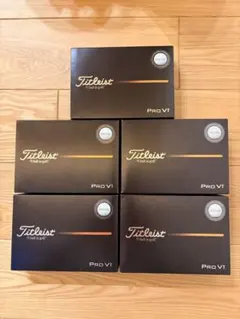 【大幅値下げ】新品未使用 タイトリスト Pro V1 AIM入り5ダースのサムネイル