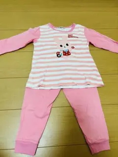 HOT BISCUITS ストライプ パジャマ 100cm