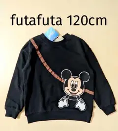新品 futafuta ミッキー ポシェット トレーナー ディズニー 120cm