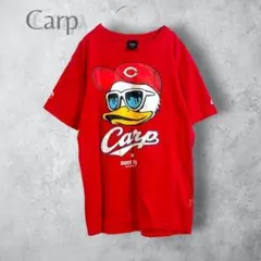 【carp 広島東洋カープ】　タックデュード　コラボ　T シャツ　プリント　赤のサムネイル