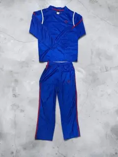 【希少 00s】ナイキ ナイロン セットアップ ピステ M ブルー NIKE