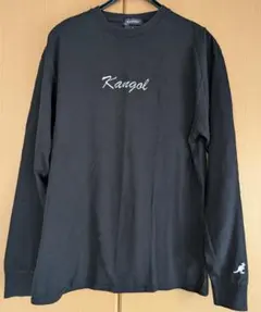 Kangol ブラック ロングスリーブ Tシャツ L