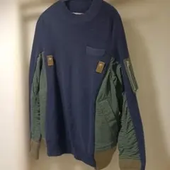 sacai 19SS MA-1ニットセーター