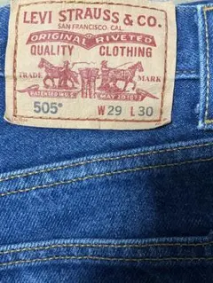 Levi's 505 ストレートデニム W29 L30 メキシコ製 USA企画
