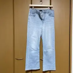 UNIQLO JEANS ライトブルー フレアーデニム27inch