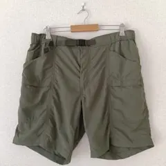 ユニクロ ギアショーツ オリーブ XL ナイロン アウトドア ショートパンツ