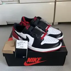 AIR JORDAN 1 RETRO LOW OG BLACK TOE つま黒