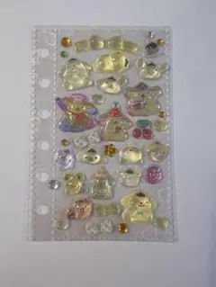 シール　おすそ分け　ポムポムプリン