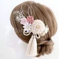 つまみ細工　卒業式　髪飾り　成人式　袴　桜