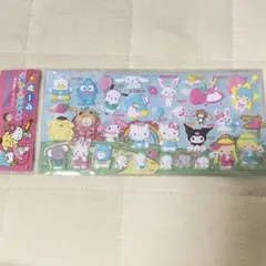 サンリオキャラクターズ　キャラクターずかんシール　ピンク