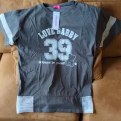 新品未使用)LOVE RABBY /150cm半袖Tシャツ！定価2178円！綿混