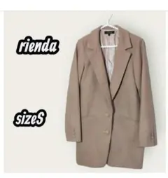 riendaリエンダ ベージュ テーラードジャケット S