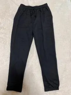 レディース　ブラック ジョガーパンツ 2ポケット　M