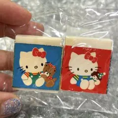 サンリオ ハローキティ 消しゴム ガーゼハンカチ リップケース サンリオ ハローキティ 消しゴム ガーゼハンカチ リップケース - メルカリ