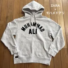 ZARA ×モハメドアリ　コラボ裏起毛パーカー　[USA Sサイズ（M相当）]