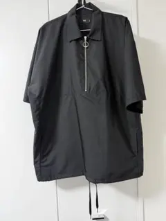 【HARE】オーバーサイズ黒シャツ ジッパー付き