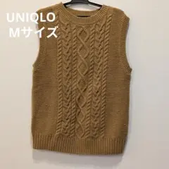 UNIQLO ケーブルニット Mサイズ ベージュ