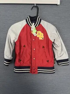DOUBLE.B ジャケット 100cm 赤・グレー