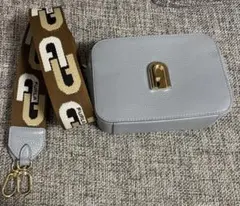 FURLA ショルダーバッグ 水色