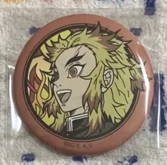 鬼滅の刃 和紙缶バッジ 煉獄杏寿郎