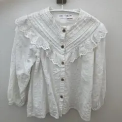 ZARA ホワイトシャツ110cm
